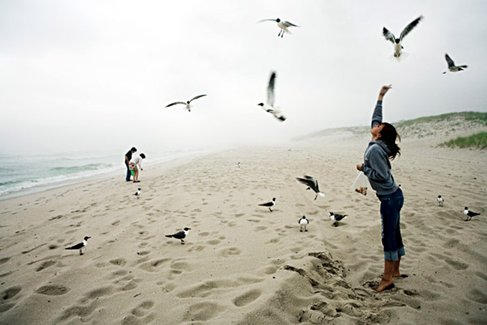 am Strand